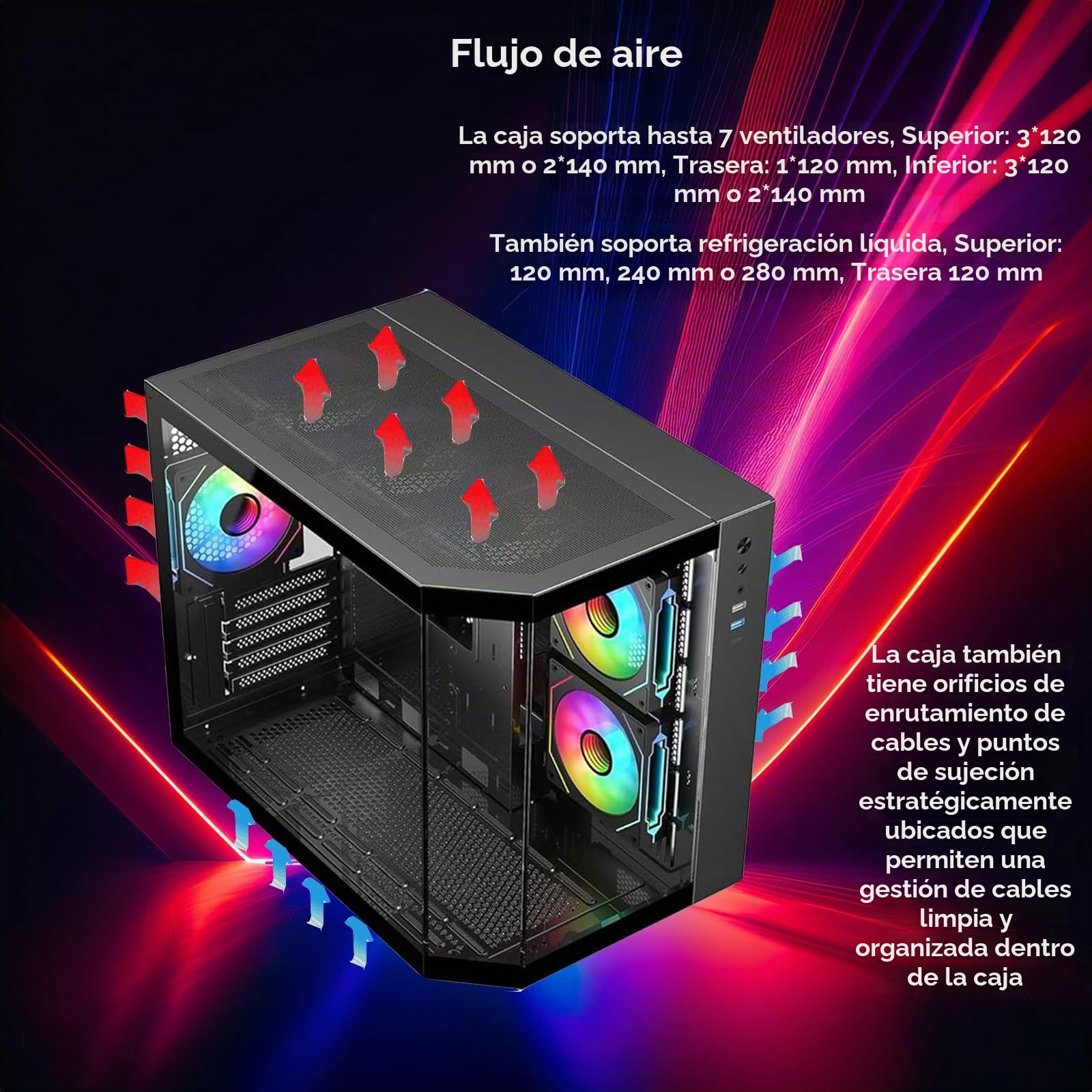 ionz PC para juegos - AMD Ryzen 5 5500, RTX 3050 tarjeta gráfica de 6 GB, 16 GB de RAM, SSD de 500 GB, Windows 11, PSU de 500 W (ápice, blanco)