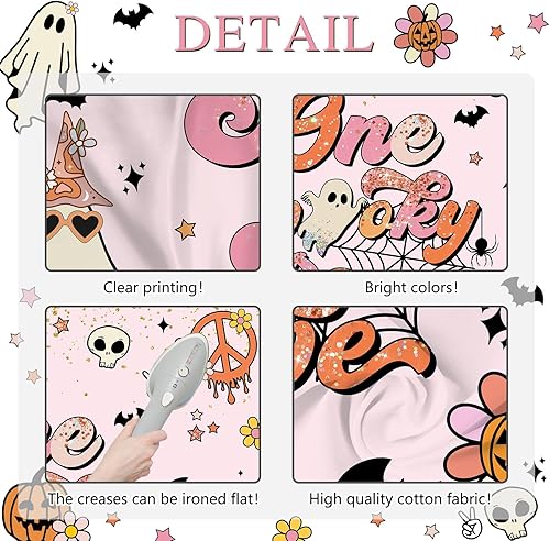 Miniatura 7 de Avezano Telón de fondo con texto en inglés "One Spooky Babe", decoración de fiesta de primer cumpleaños, decoración de fiesta de primer cumpleaños,