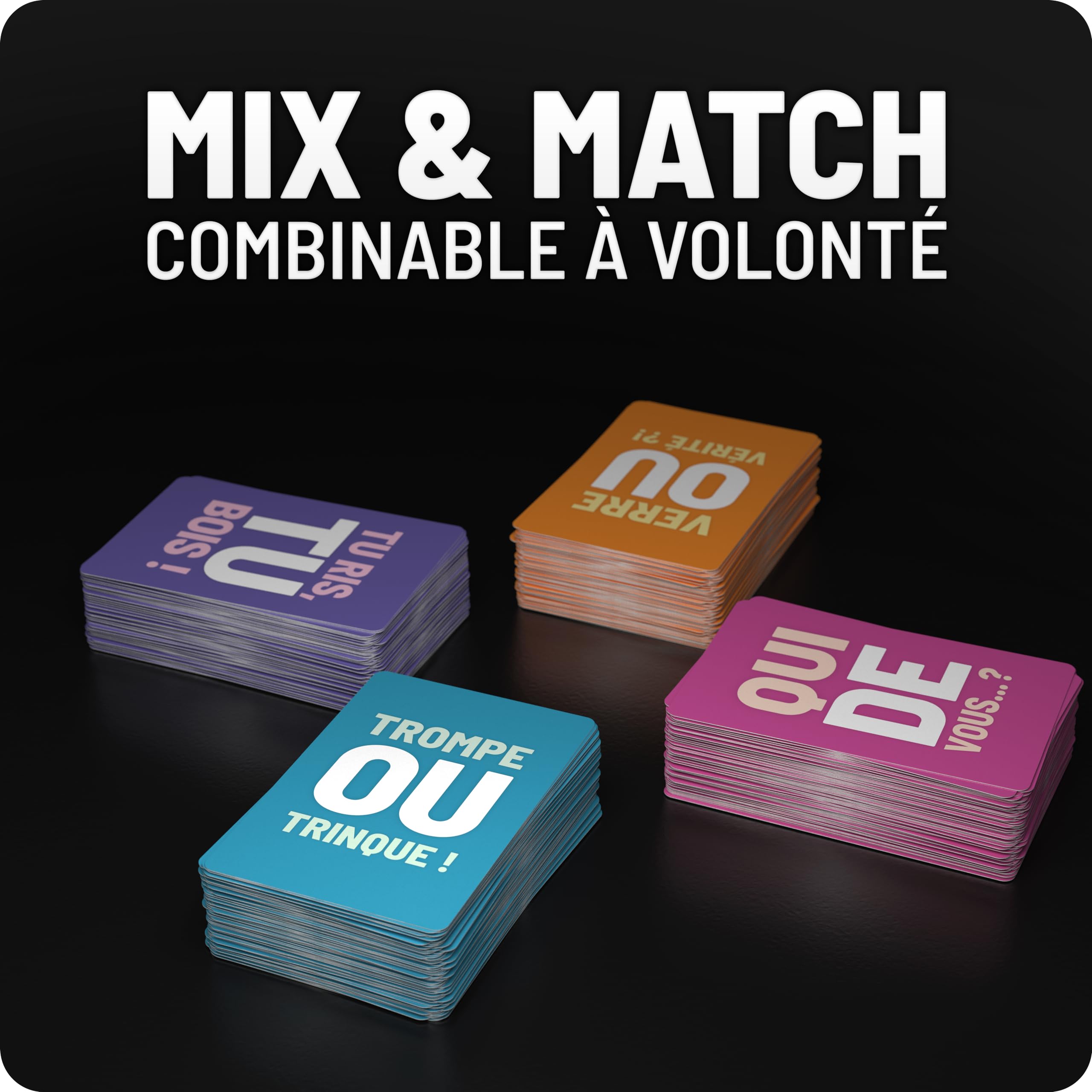 Trompe ou Trinque - Jeu de Fête Amusant avec 100 Cartes - Jeu à Boire pour Adultes dès 18 Ans - Édition Française