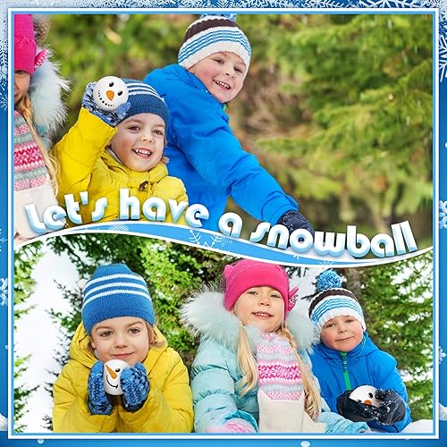 Miniatura 5 de Bola antiestrés de muñeco de nieve de Navidad, muñecos de nieve, juguetes antiestrés de poliuretano blando, regalo para aliviar el estrés, rellenos