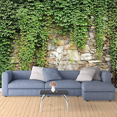Miniatura 10 de wall26 Mural de pared Las exuberantes plantas en pared de ladrillo antiguo, papel tapiz autoadhesivo grande extraíble - 100x144 pulgadas