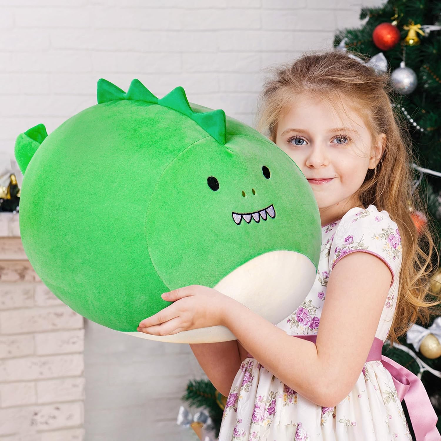 Wepop Dinosaur Stuffed Animal 20in Green - Giant Dinosaur Plush, Cute Dino Stuffed Animal Plushies Pillows Gifts for Kids Adults Boys and Girls