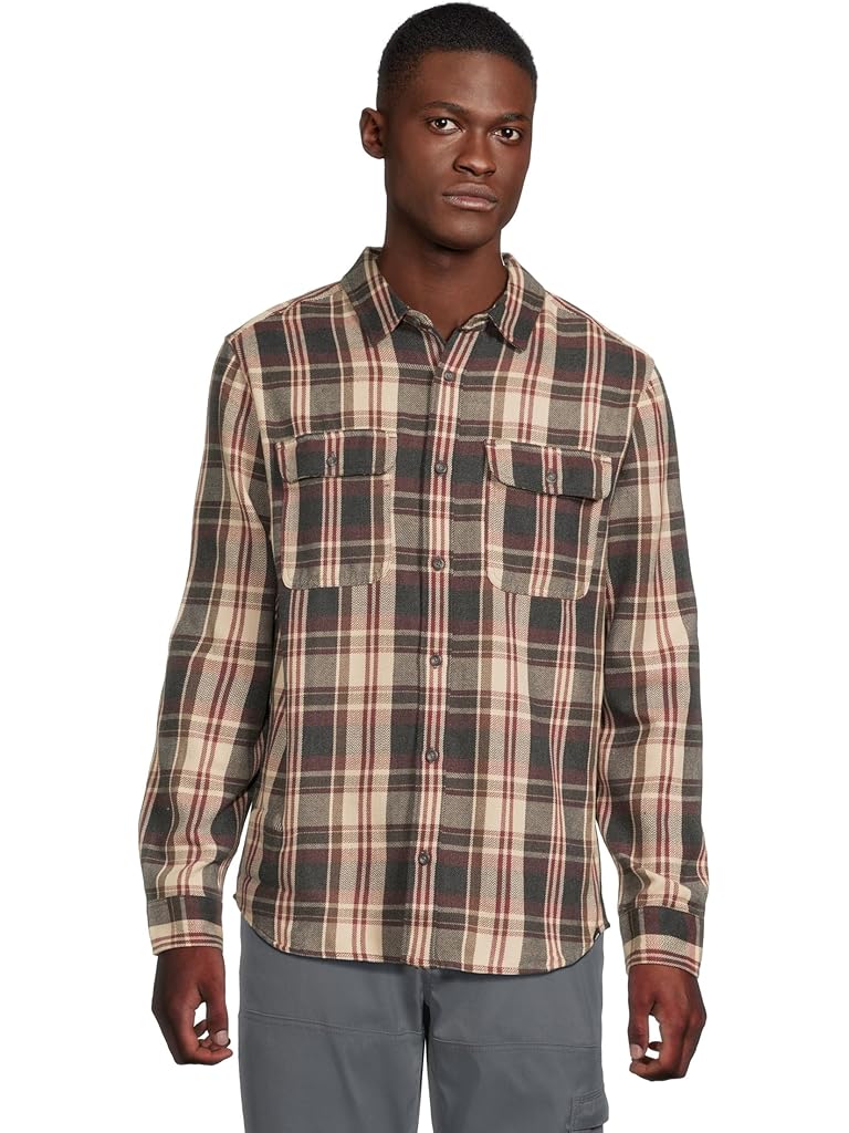 Brown Prana Westbrook Flannel Shirt