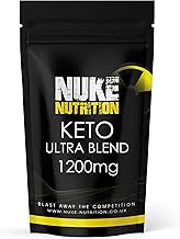 Nuke Nutrition Keto Ultra Blend x60 Capsules | Complete Weight Loss Tablets That Work Fast | Max Strength Fat Burning & Slimming | Herbal Extracts Green Tea African Mango & Raspberry | Vegan