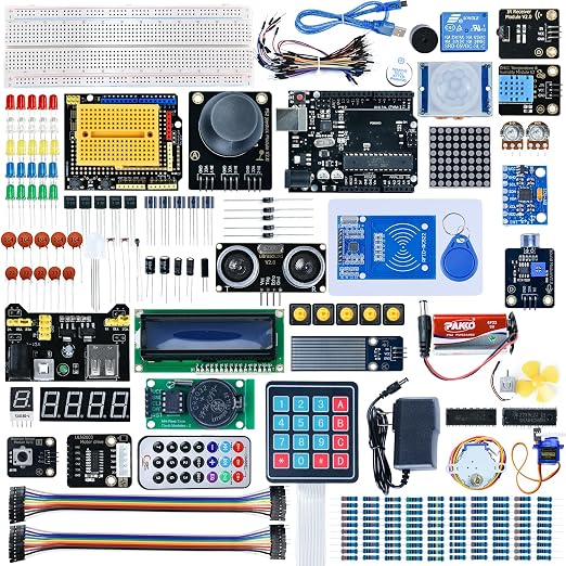 starter kit with tutorial for arduino uno r3... Amazon.com: Most Complete Starter Kit for UNO R3 Project Electronics ...