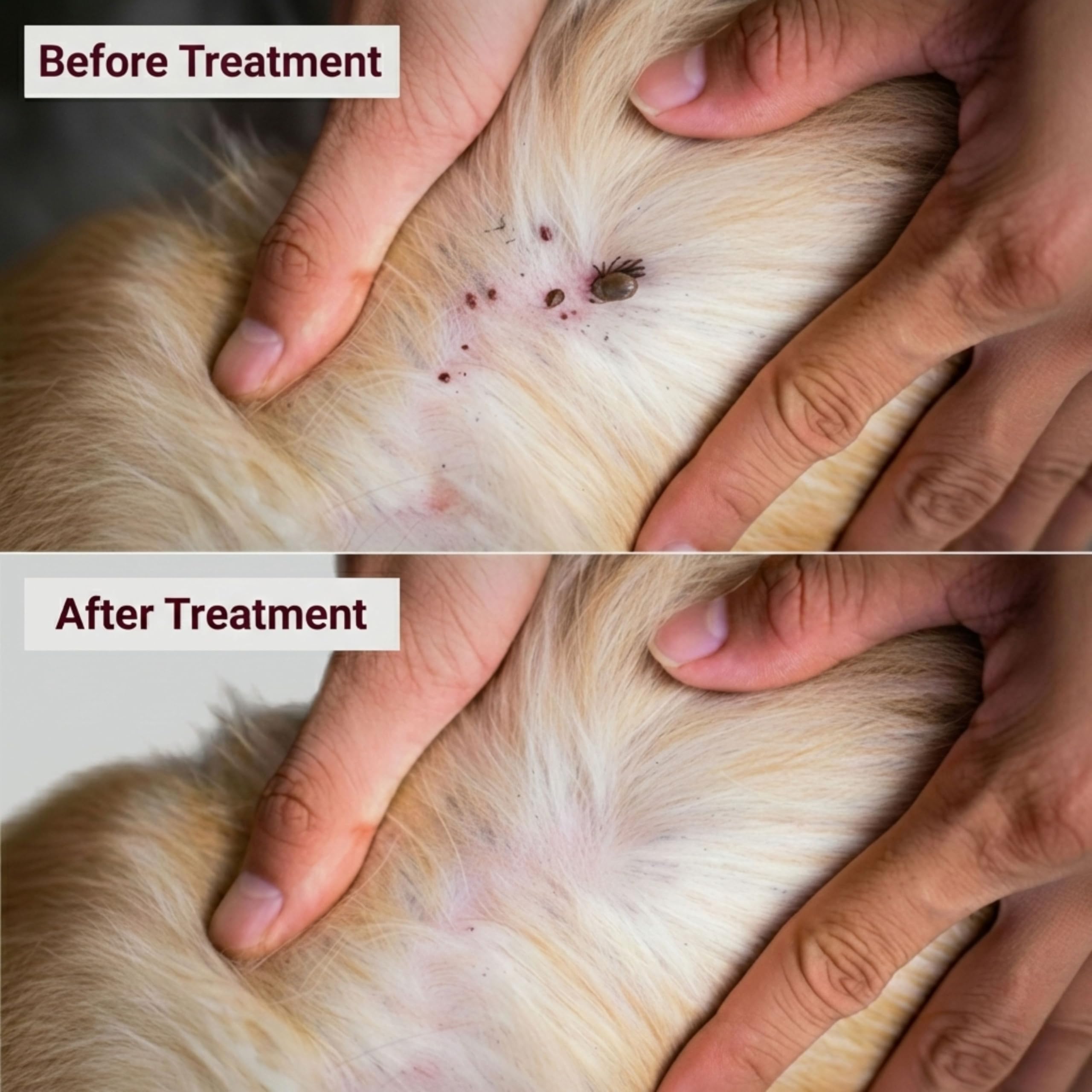 Richpet Spot On for Dogs (0-10 kg), Monthly Flea, Tick & Chewing Lice Treatment, Topical Parasite Protection
