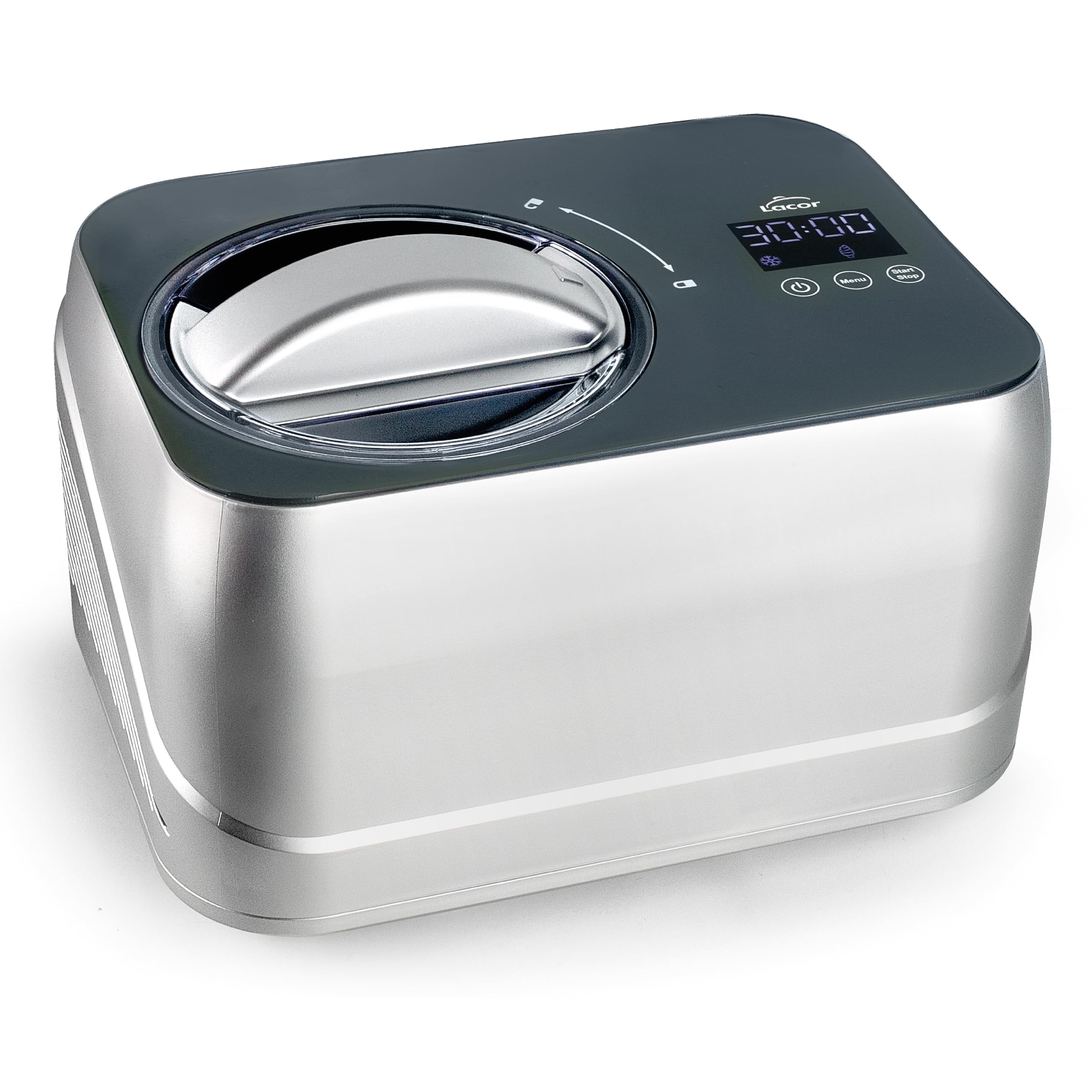 Lacor 69416 - Máquina de Helado, 1 L, 100 W, con Compresor - Cocina