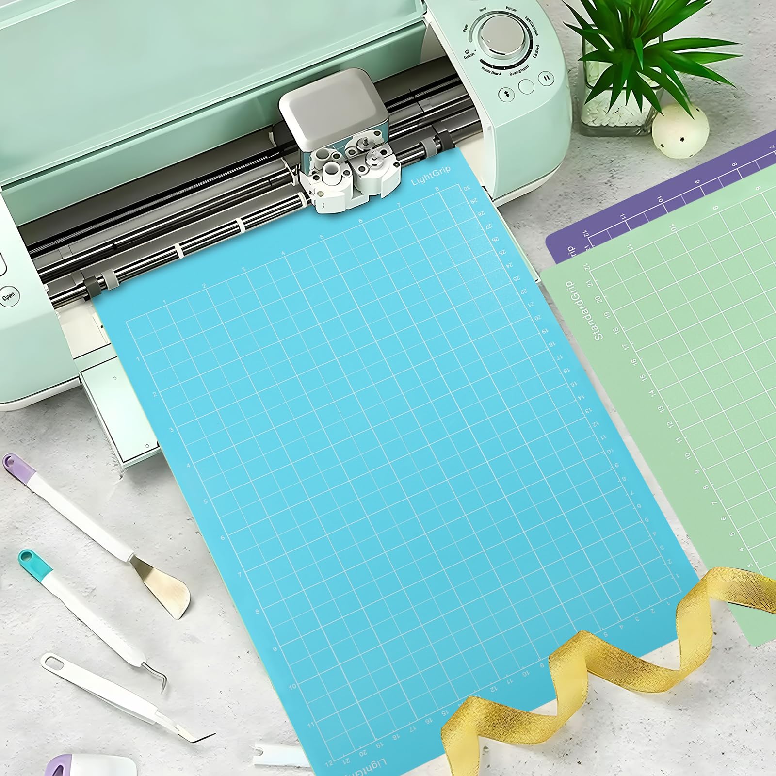 LALAGO Tappetino da taglio per Cricut Joy Xtra, 4 pezzi adesivi di ricambio StandardGrip LightGrip