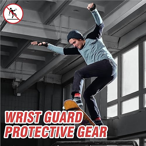 Miniatura 5 de Wrist Guard Protective Gear Wrist Brace Impact Sport Wrist Support for Skating Skateboard Snowboarding Skiing Motocross
