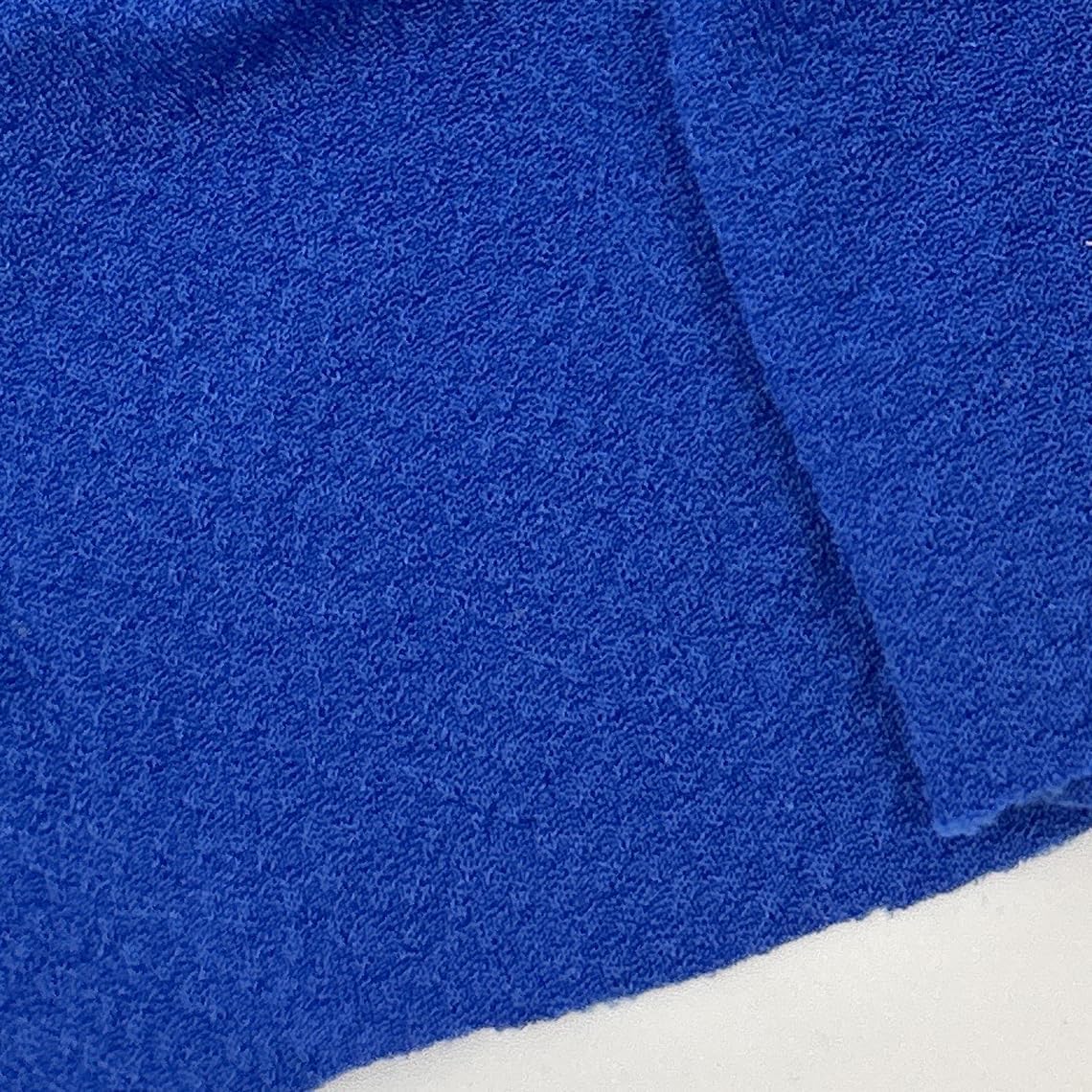 Stylish FABRIC Poly Spandex Solid Jacquard Fabric/4-Way Stretch/Sweater/Apparel Knit Home/DIY Fabric, Royal Neon 1 Yard