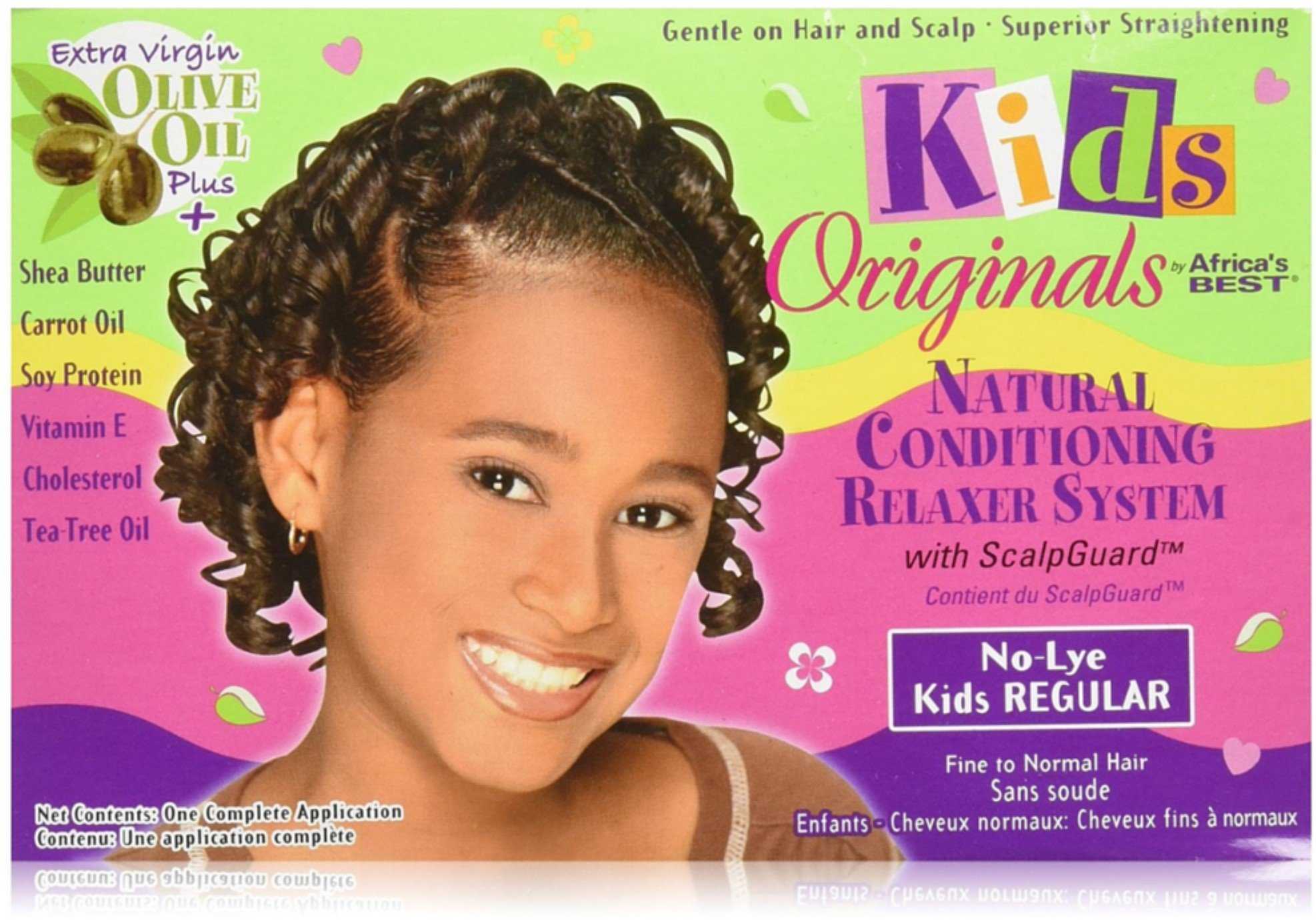 Africa's Best Kids Originals, Natural Conditioning Relaxer System with Scalp Guard 1 Ea (Pack of 9)