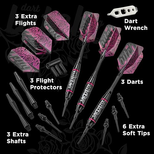 Miniatura 2 de Viper Vanity - Dardos de punta suave con estuche de almacenamientoviaje Dart Bitch, 0.56 oz