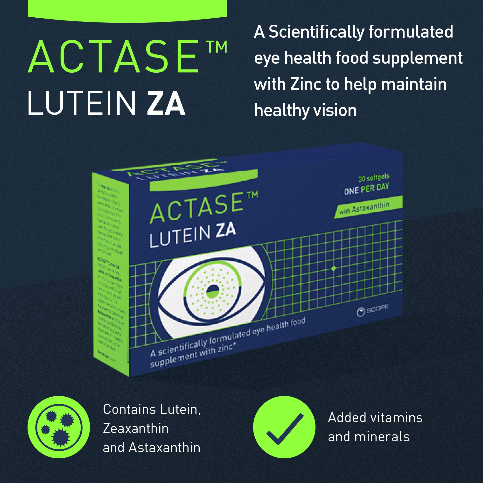 Buy Actase Lutein ZA Scientifically Formulated Lutein and Zeaxanthin