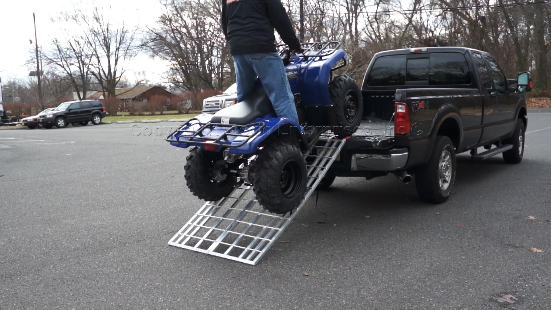 6 ft. Aluminum Folding Ramp Mfg in The USA, 400 - ATV/Snow Blower Ramp
