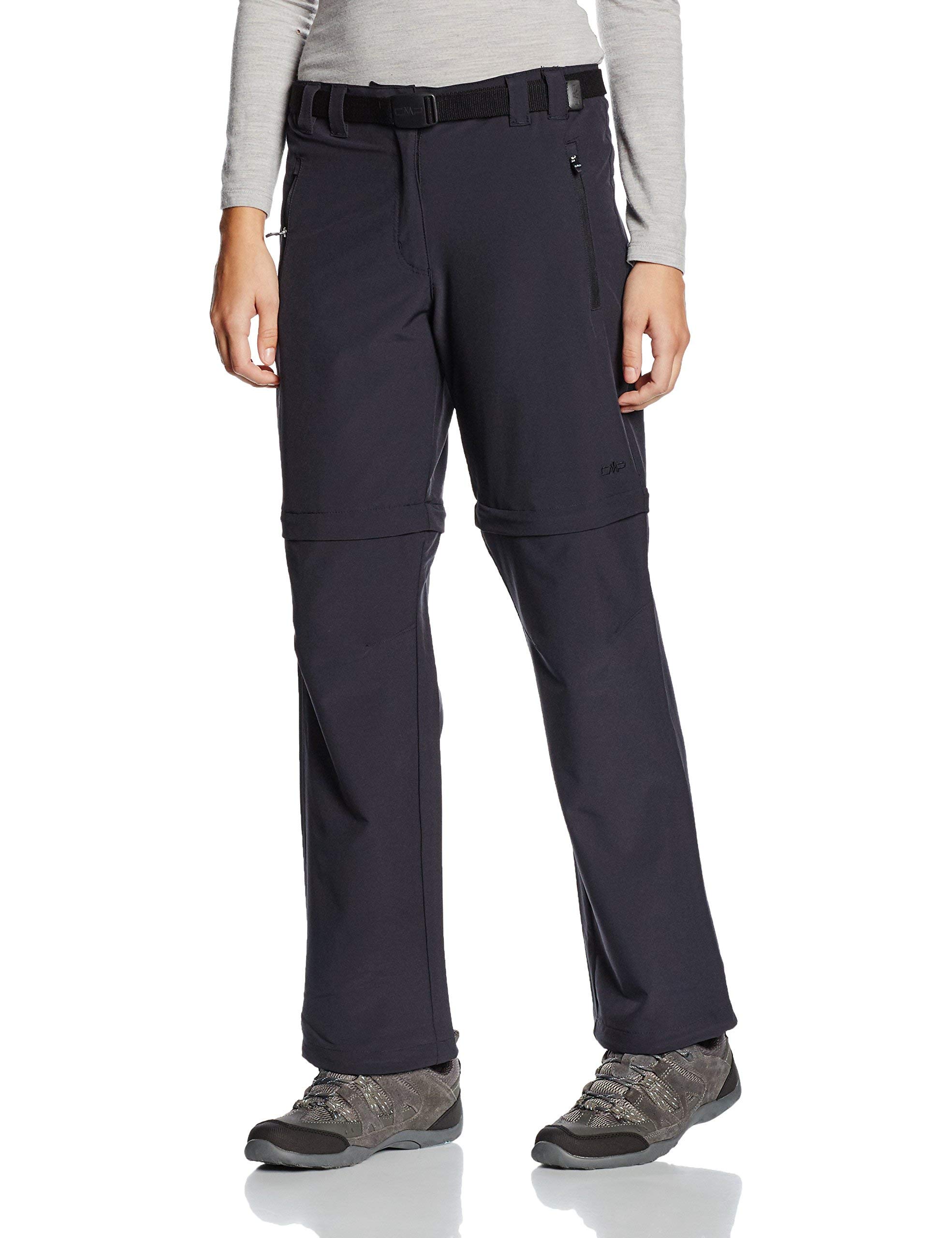 CMP - Woman Zip Off Pant, Anthracite, S