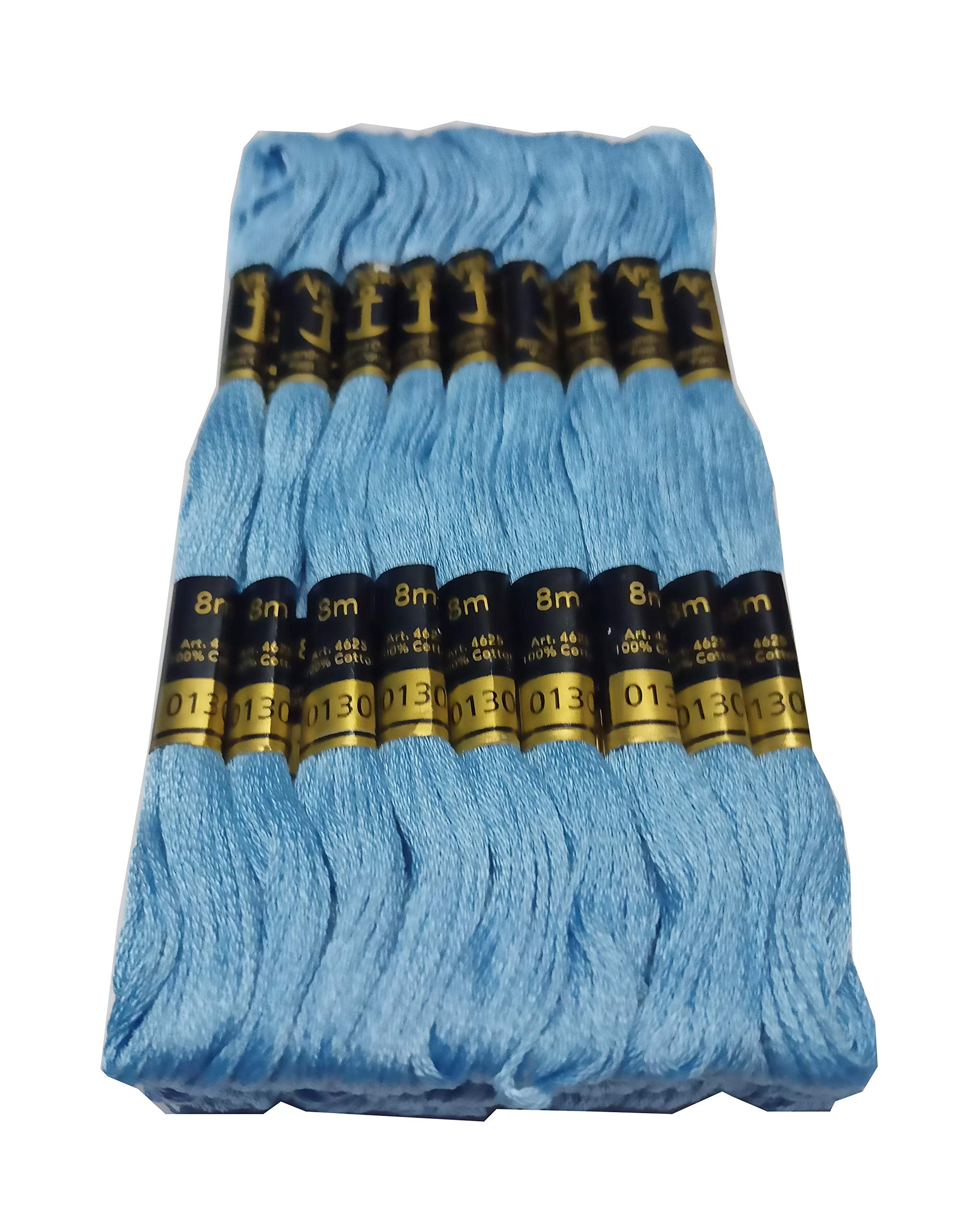 Abn Exports Shade 2 Anchor Cross Stitch Cotton Embroidery Thread Floss Sewing Skeins Dn No. 130