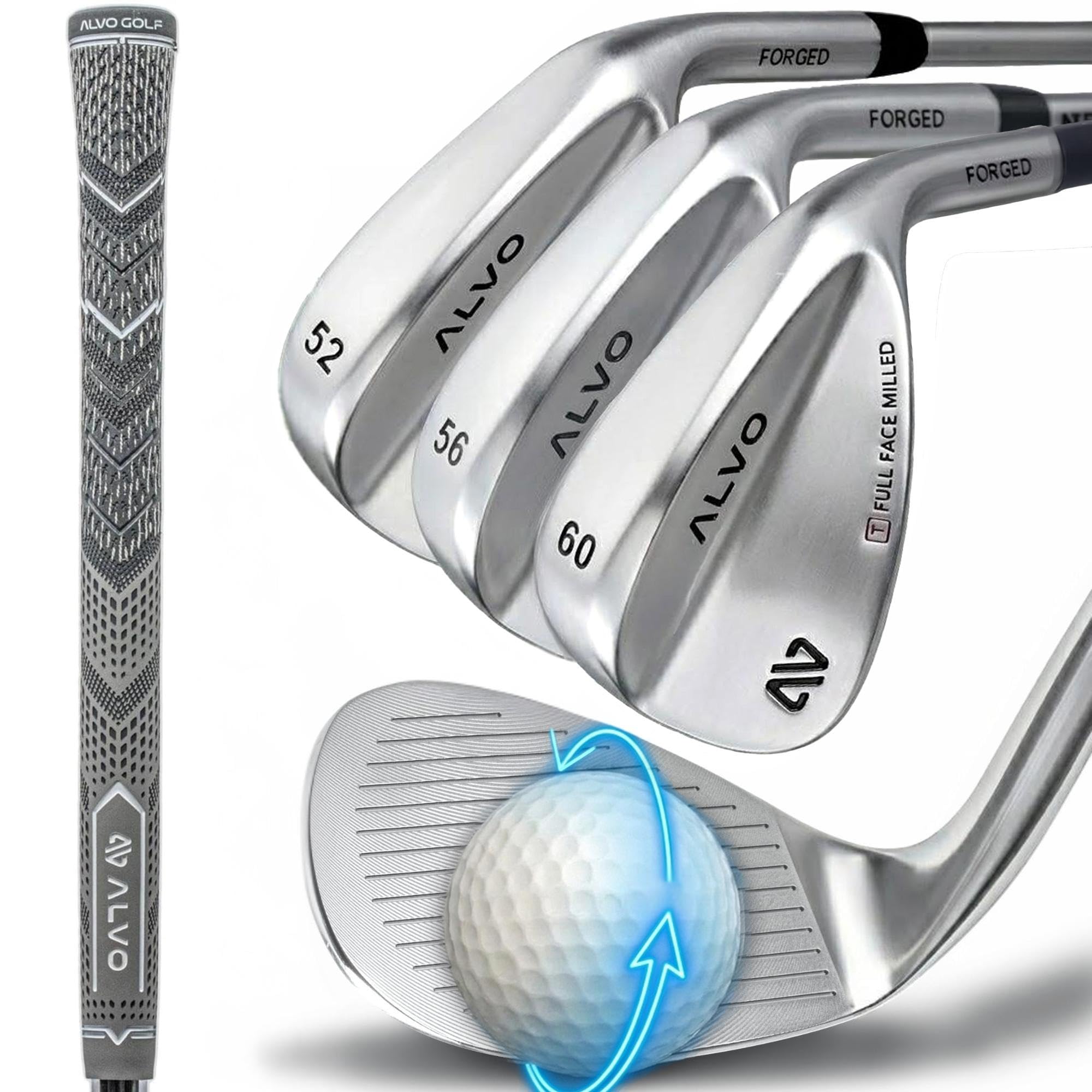 Amazon | ALVO GOLF プレミアムゴルフウェッジ 52 56 60セットまたは 