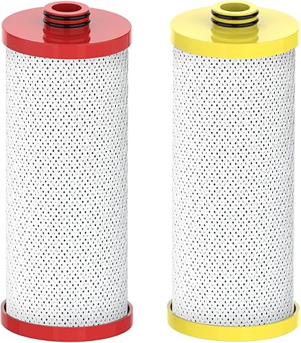 Waterspecialist WS852-R Repuesto para filtro de agua para debajo del fregadero Aquasana AQ-5200R, repuesto de filtro Aquasana, 500 galones, reduce