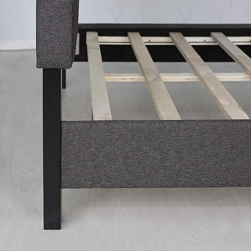 Miniatura 4 de Cabecera tapizada FURINNO Laval copetuda, con botones