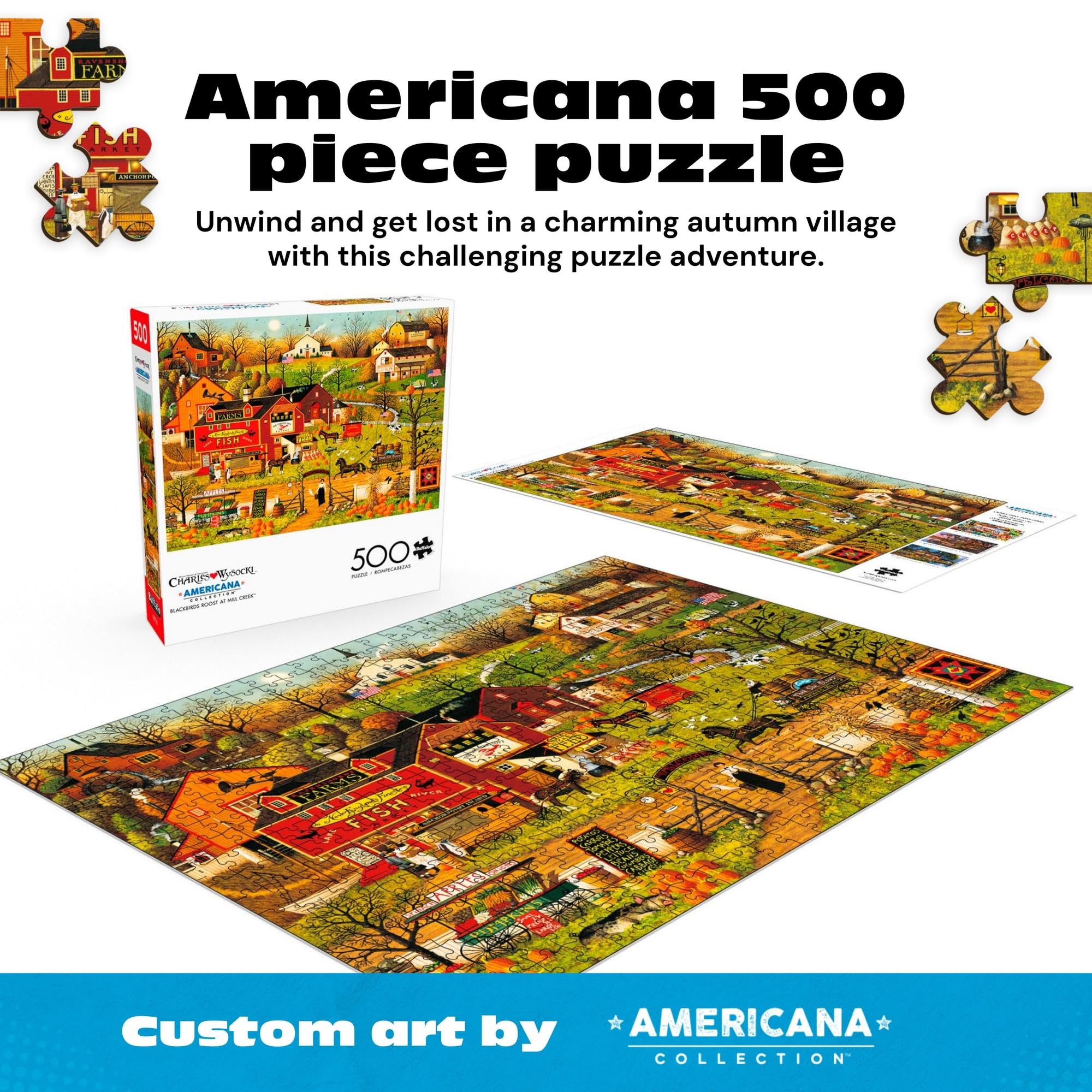 Amazon.com: Buffalo Games - Blackbirds Roost at Mill Creek