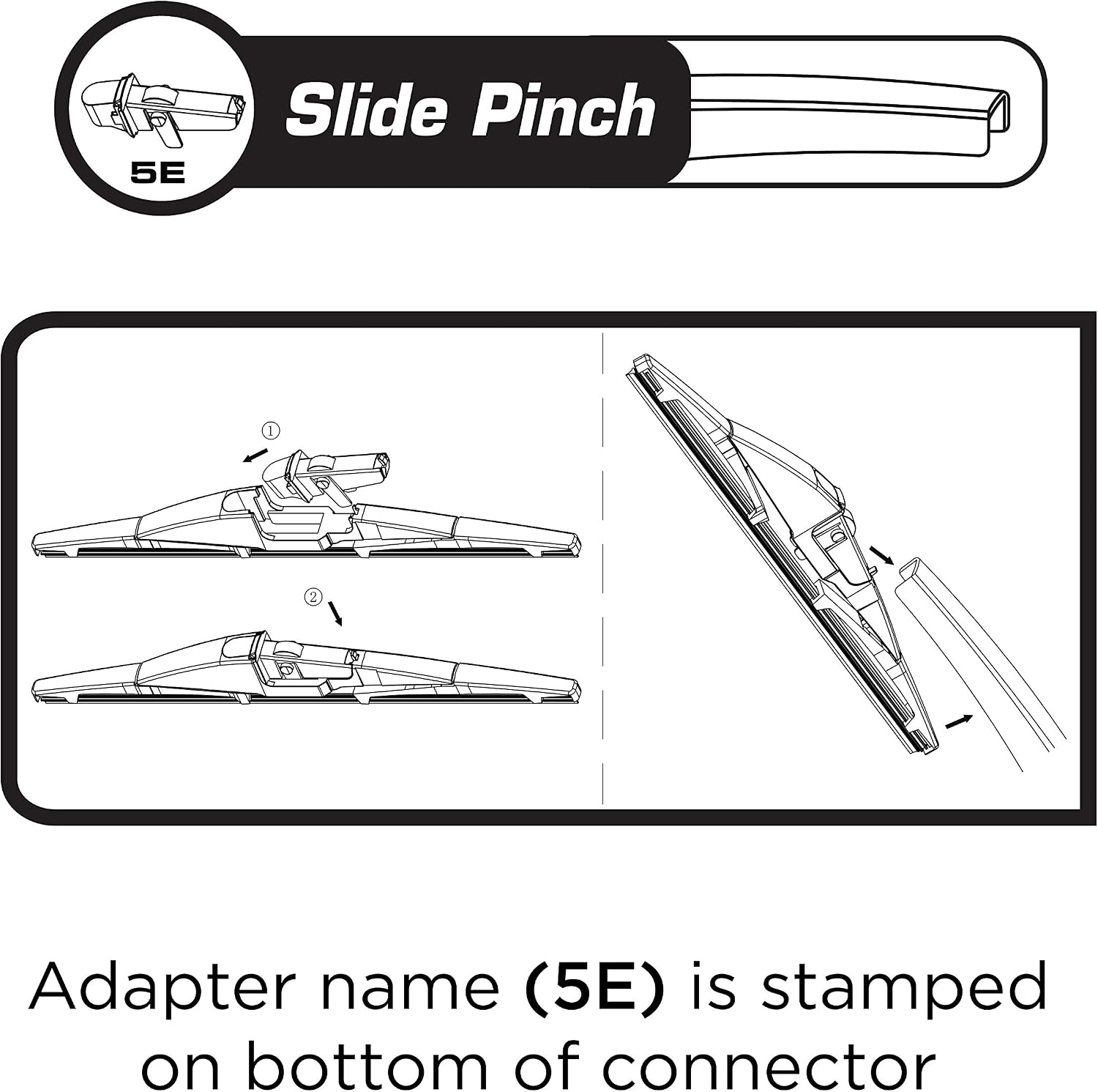 AutoTex R1-14 R1 Specialty Rear Windshield Wiper Blade - 14" (Pack of 1)