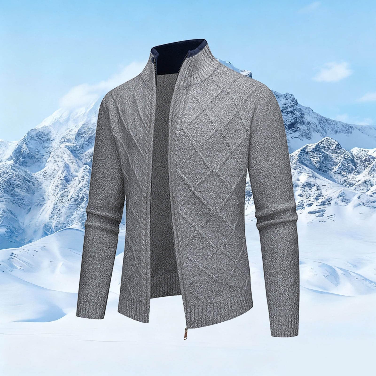 üBergangsjacke Gesteppte Freizeitjacke, leichter, warmer Wintermantel mit Reißverschlusstaschen für den täglichen Gebrauch
