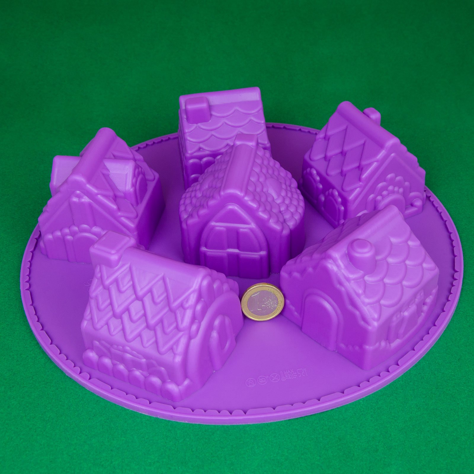 Compra Silicona Forma Invierno Pueblo, 6 Diferentes Casas, Navidad, Advent, Molde Para Tartas Pequeñas, Invierno Paisaje, Pueblo, Muffin, Brownie