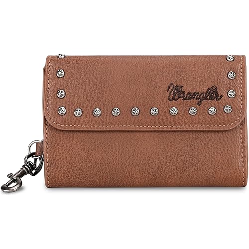 Wrangler Wallet for Women Slim Trifold Credit Card Cases & Money Organizers