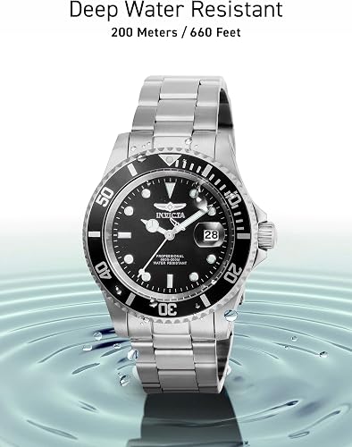 Invicta Pro Diver Montre Homme mouvement à quartz en acier inoxydable - 40mm - 6