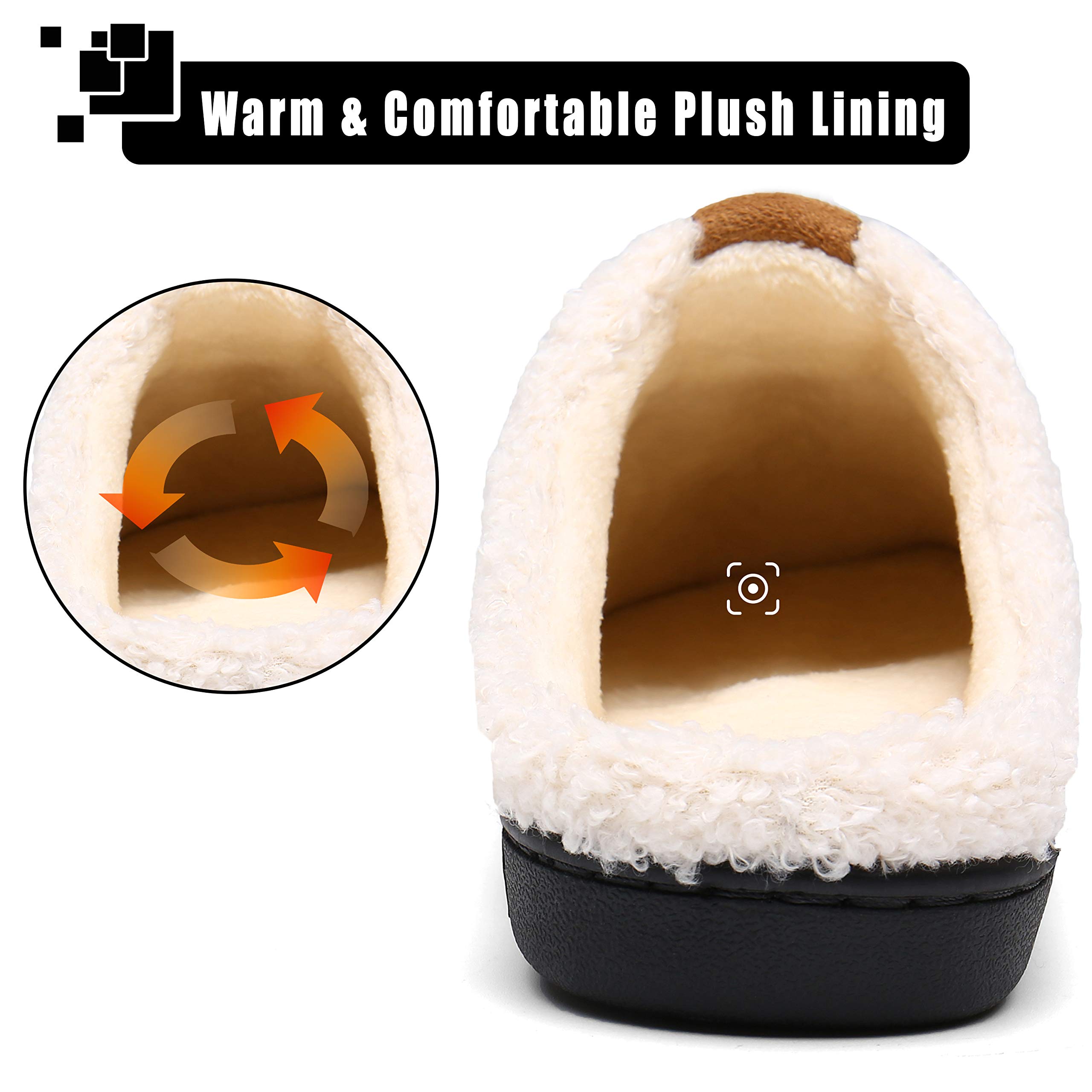 Mishansha Pantofole da uomo in memory foam da donna pantofole morbide e calde per la casa