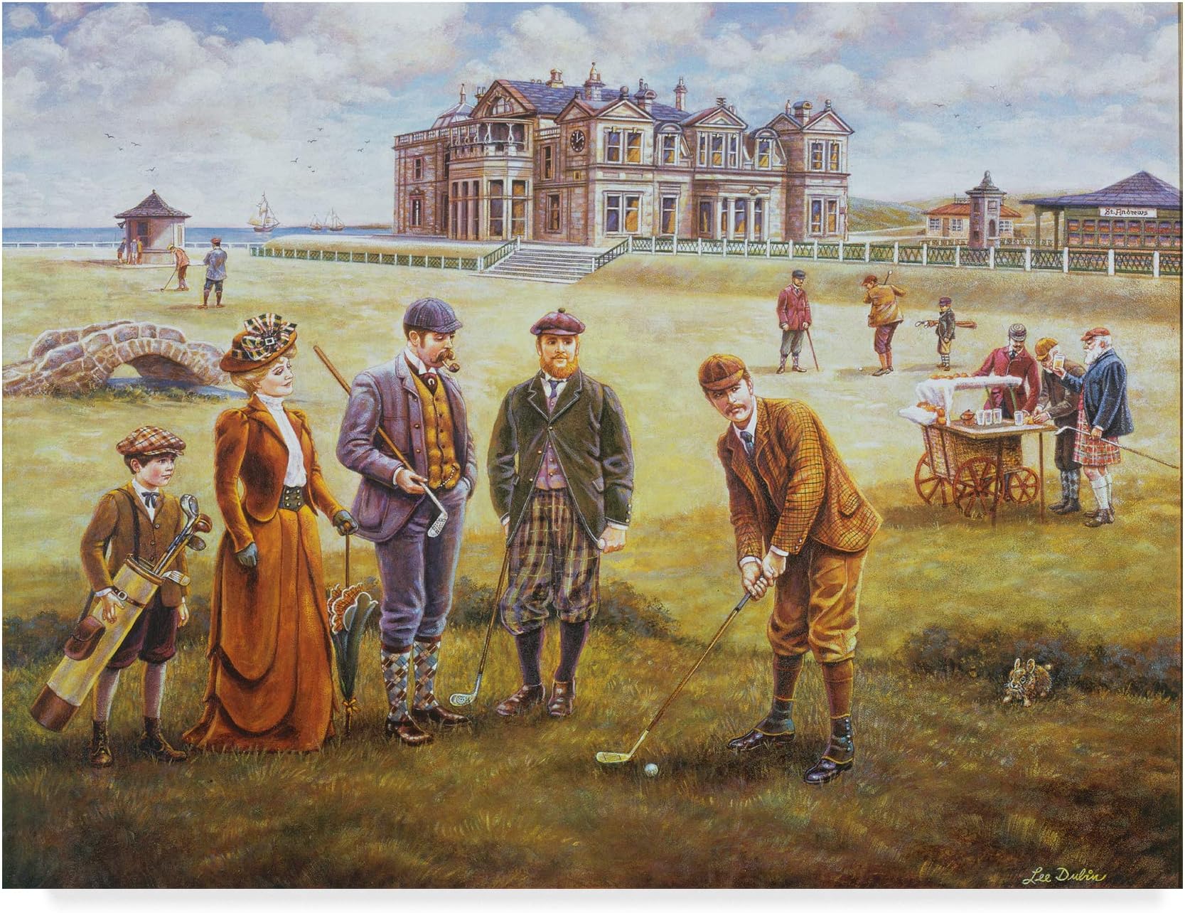 Trademark Fine Art St Andrews by Lee Dubin, 18x24-Inch