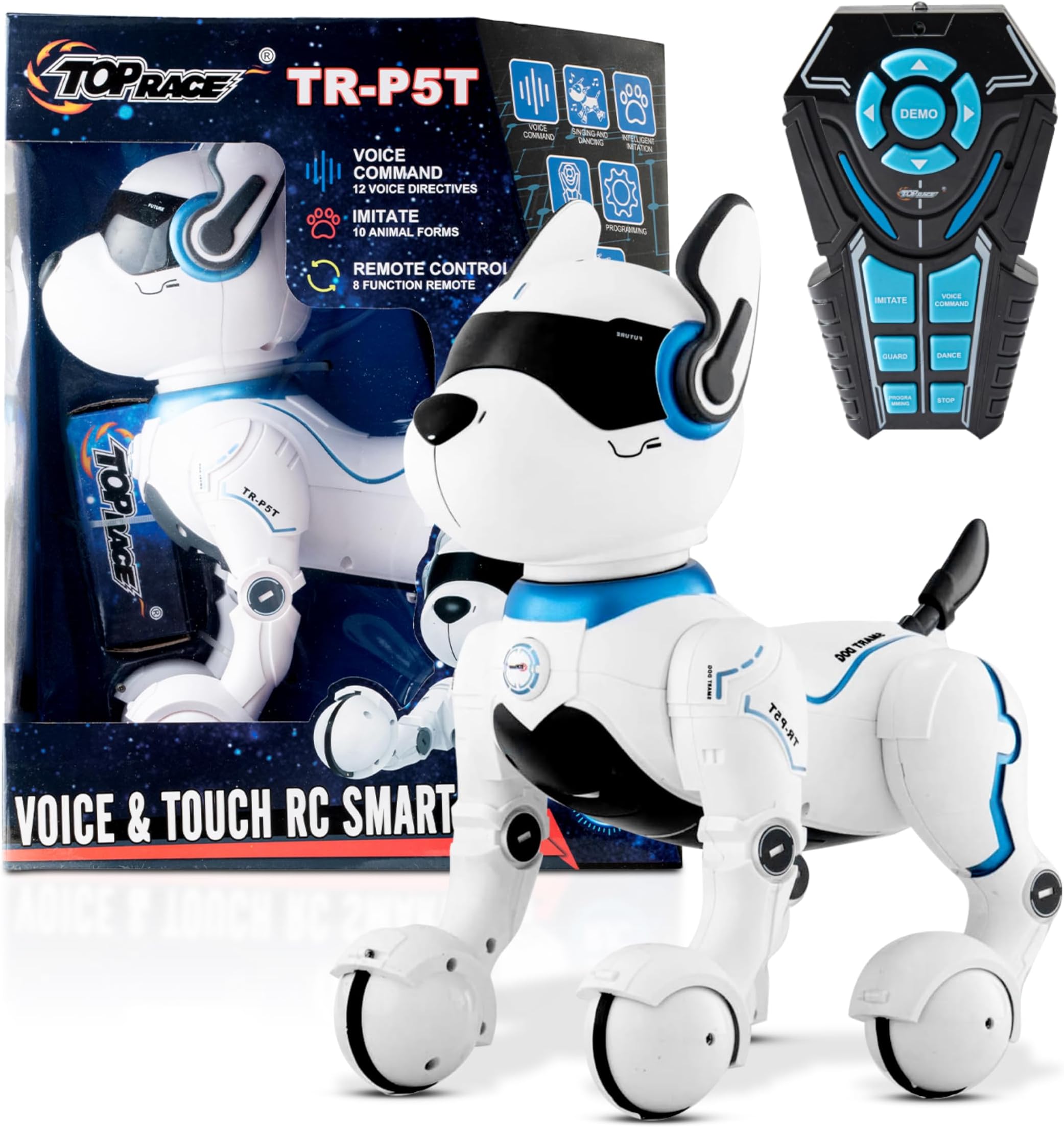 Remote Control Robot Dog Toy, Robots for Kids, Rc Dog Robot Toys for Kids 2,3,4,5,6,7,8,9,10 Year Old and up, Smart & Dancing Robot Toy, Imitates Animals Mini Pet Dog Robotââ‚¬¦