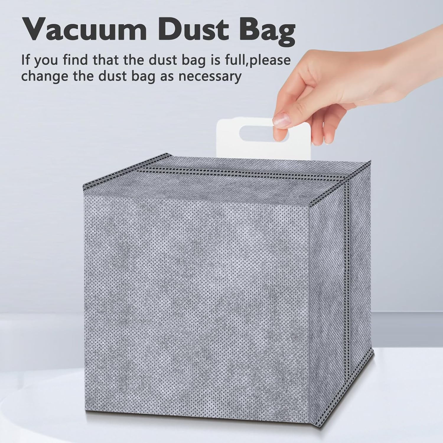 Replacement Dust Bags for Eufy G40+ G40 Hybrid+ Robot Vacuum Cleaner Accessories Parts (6 PCS)