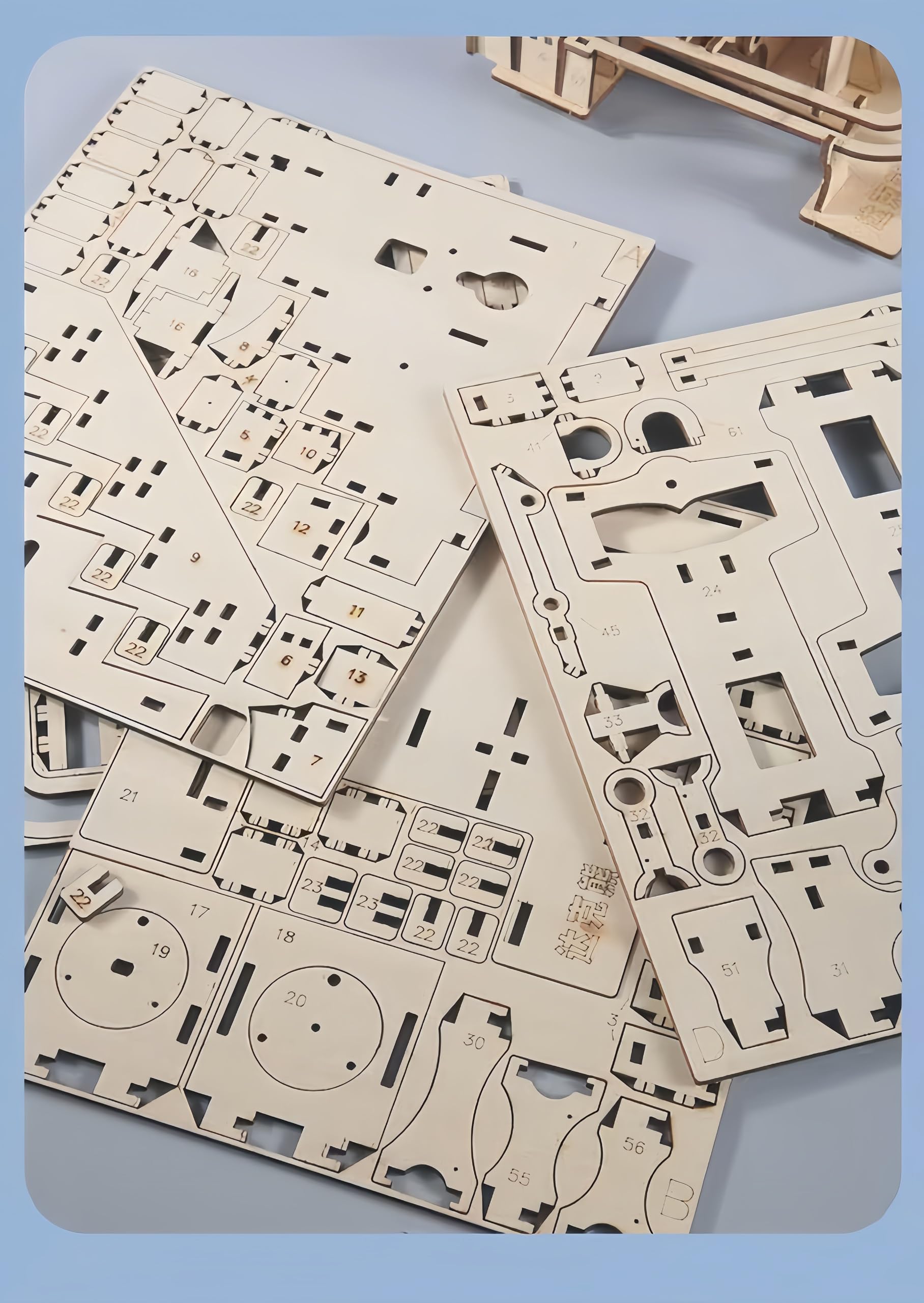 Amazon | 木製3Dパズル メカニカルマーブルラン コースター 組み立て