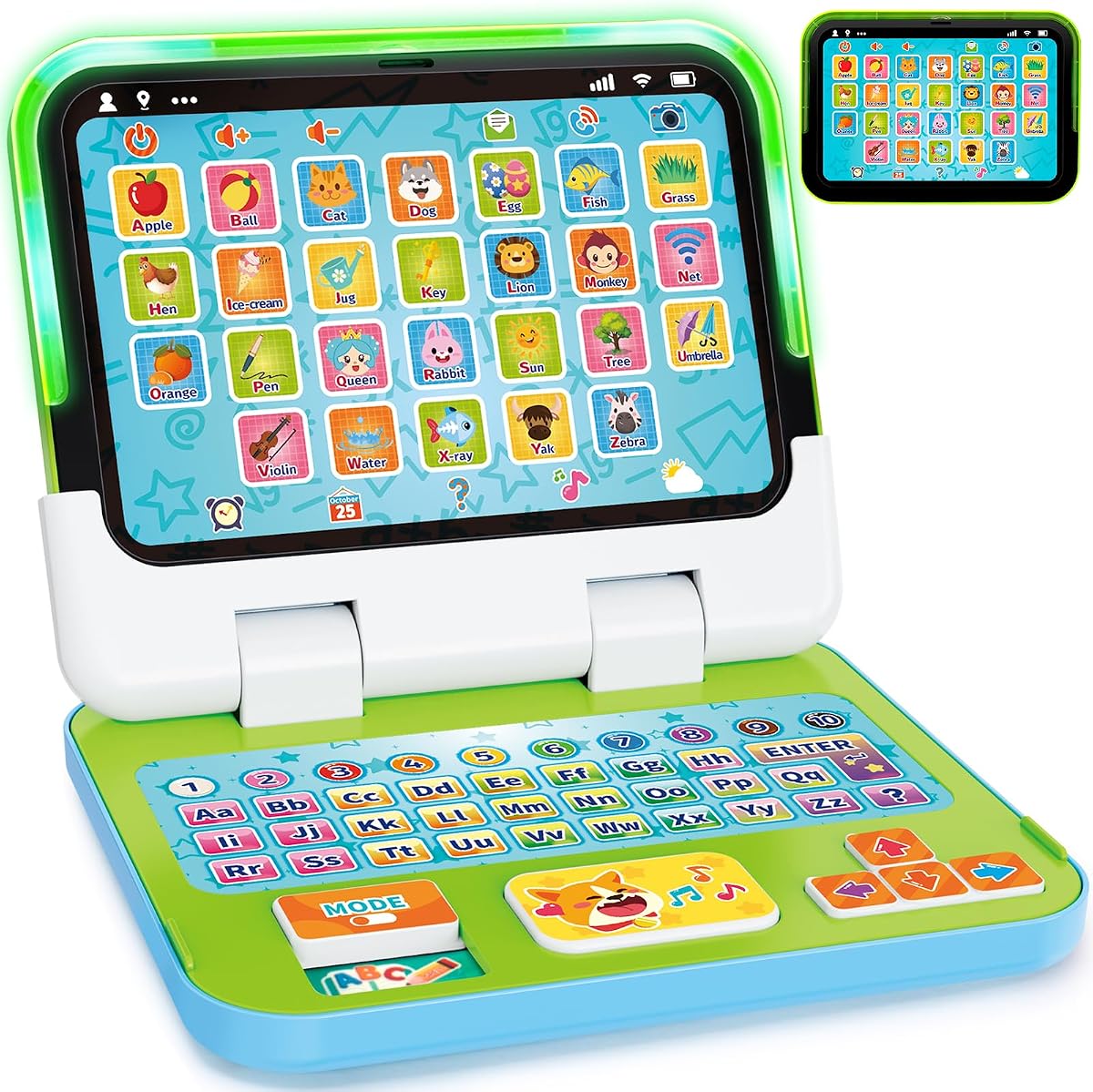 Toy Laptop Tablet Ages 1-3