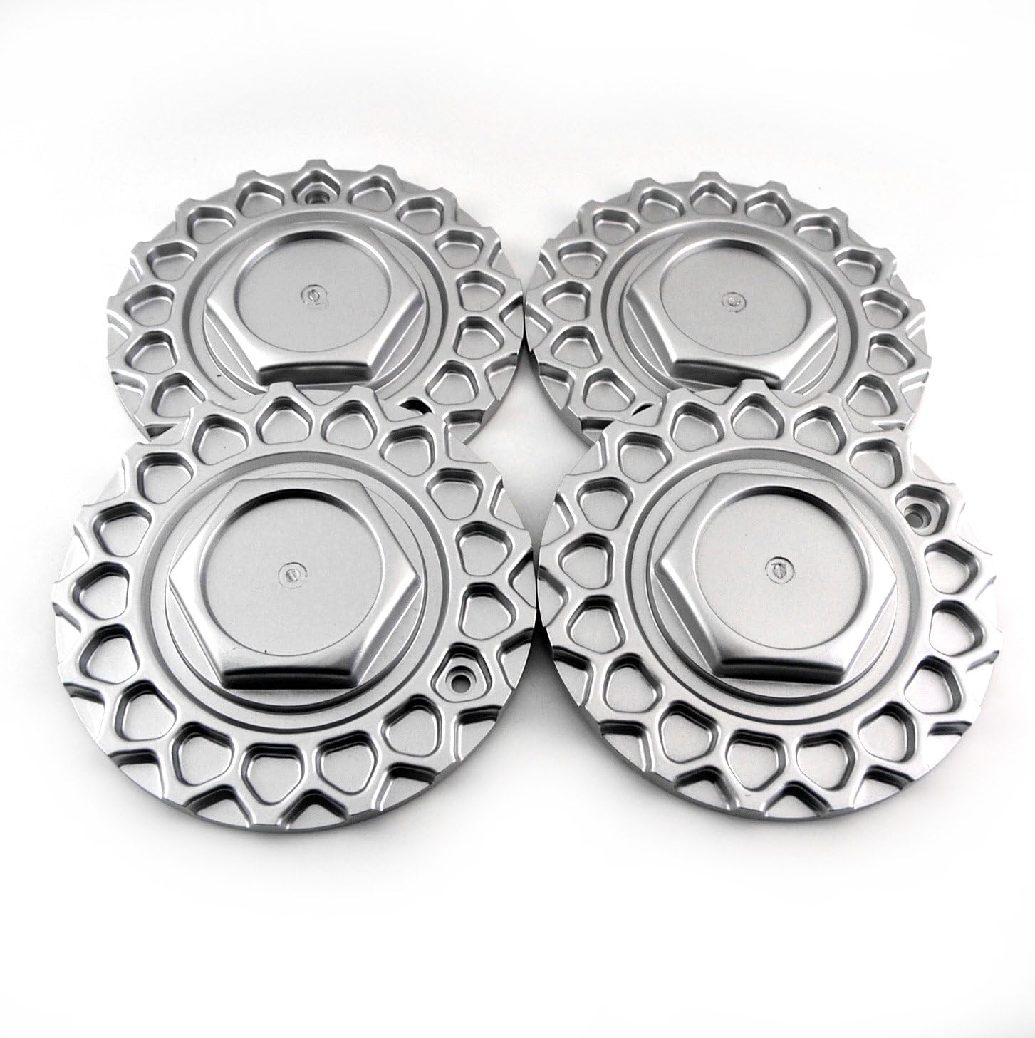 4 PCS 168 mm Wheel Center Caps Compatible With BBS RS/BBS STYLE 5 / AVID.1 AV05 /STR Racing STR 606 / ESM 002R, OD: 6.61 in / 168 mm Black Hub Caps
