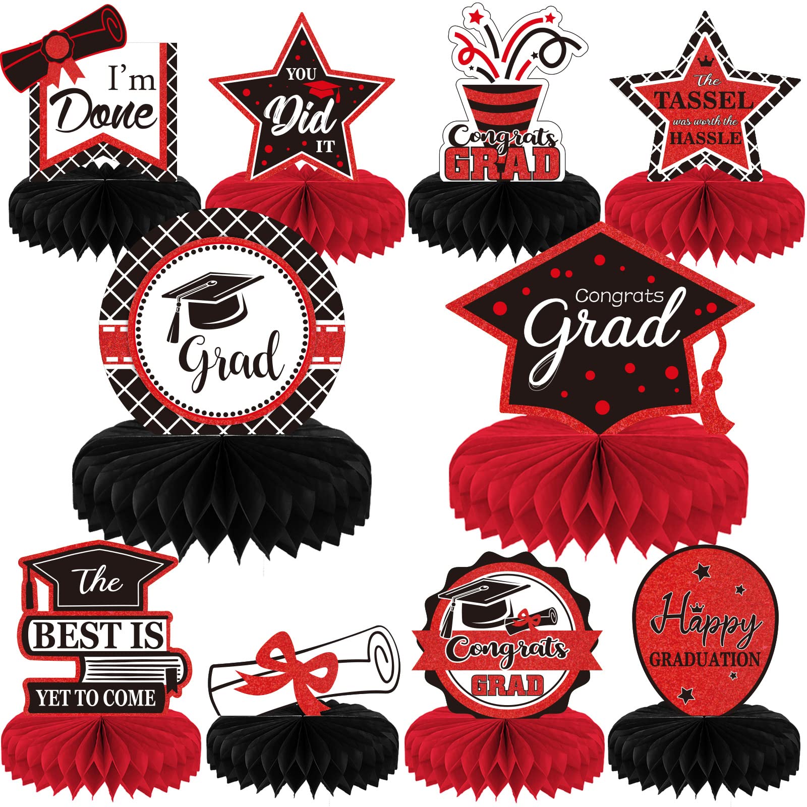 Buy 10PCS Class of 2023 Graduation Party Decorations 2023 Congrats Grad