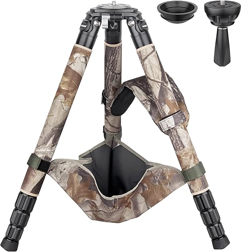 INNOREL LT364 cm - Trípode de cuenco resistente con adaptador de cuenco de 2.953in, tubo de pierna de 1.417in, trípode de cámara profesional ultra