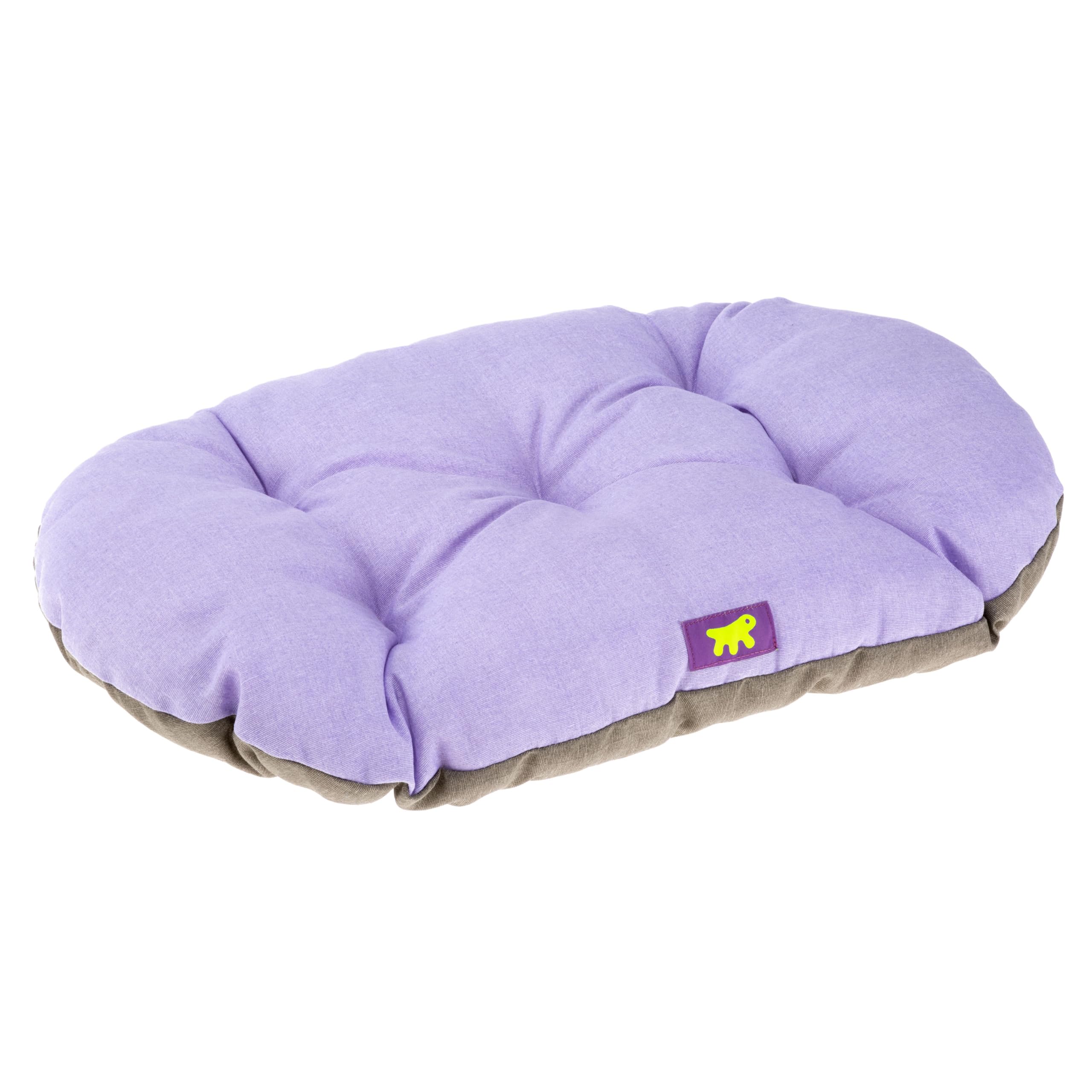 Ferplast Cama para Perros y Gatos, Cojín para Perros medianos, Cojin para Gatos, Alfombra para casetas y Coches - Lavable - en Algodón con Acolchado Suave, 78 x 50 m.