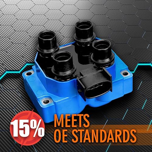 Miniatura 4 de ENA Paquete de bobina de encendido azul compatible con Ford Lincoln Mazda Mercury F150 F250 Contour E-150 Escort Explorer Mustang Ranger Town Car