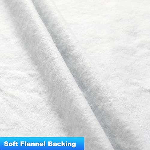 Miniatura 6 de Rally Home Goods Mantel de vinilo rectangular ajustable para mesa plegable + bancos, juego de 3 piezas, reverso de franela elástico 30 x 72 pulgadas