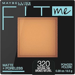 Maybelline Fit Me Matte + Poreless Pressed Face Powder Makeup &amp; Setting Powder For Normal, Natural, Matte, 8.5 Gm 1 Count,...