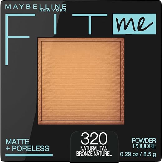 Maybelline Fit Me Matte + Poreless Pressed Face Powder Makeup &amp; Setting Powder For Normal, Natural, Matte, 8.5 Gm 1 Count,...