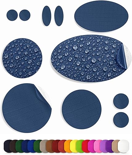 Miniatura 31 de aZengear Parches de reparación para chaquetas, tienda de campaña, puntera de zapatos, colchón de aire, inflables, equipo de PVC, impermeable