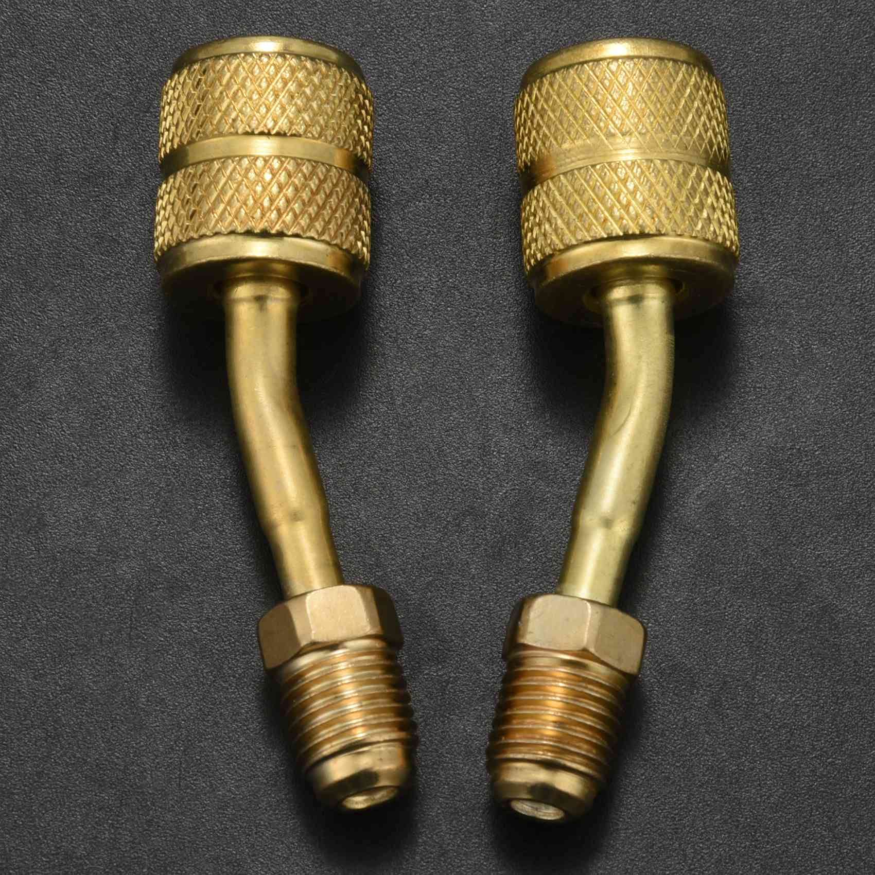 Adattatore R410A JUFUM - 5/16" Femmina A 1/4" Flare - Per Condizionatori Mini Split - Tipo Diritto