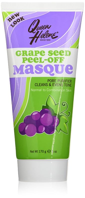 Queen Helene Máscara Facial Peel-Off com Extrato de Semente de Uva, 170 g