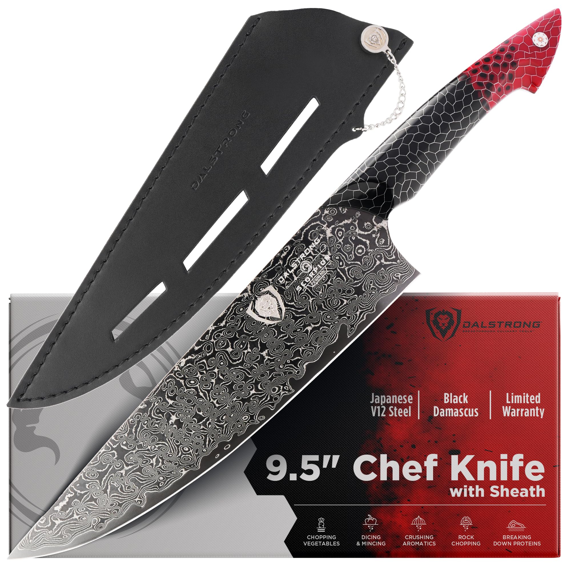 Dalstrong 11" Slicing Knife - V12 Ultra Steel — Amazon image 12