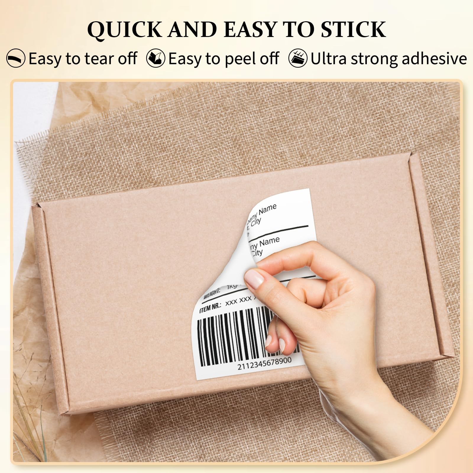 White 100 X 150 Mm Thermal Shipping Labels At ₹ 230/roll In New Delhi - Foto 9