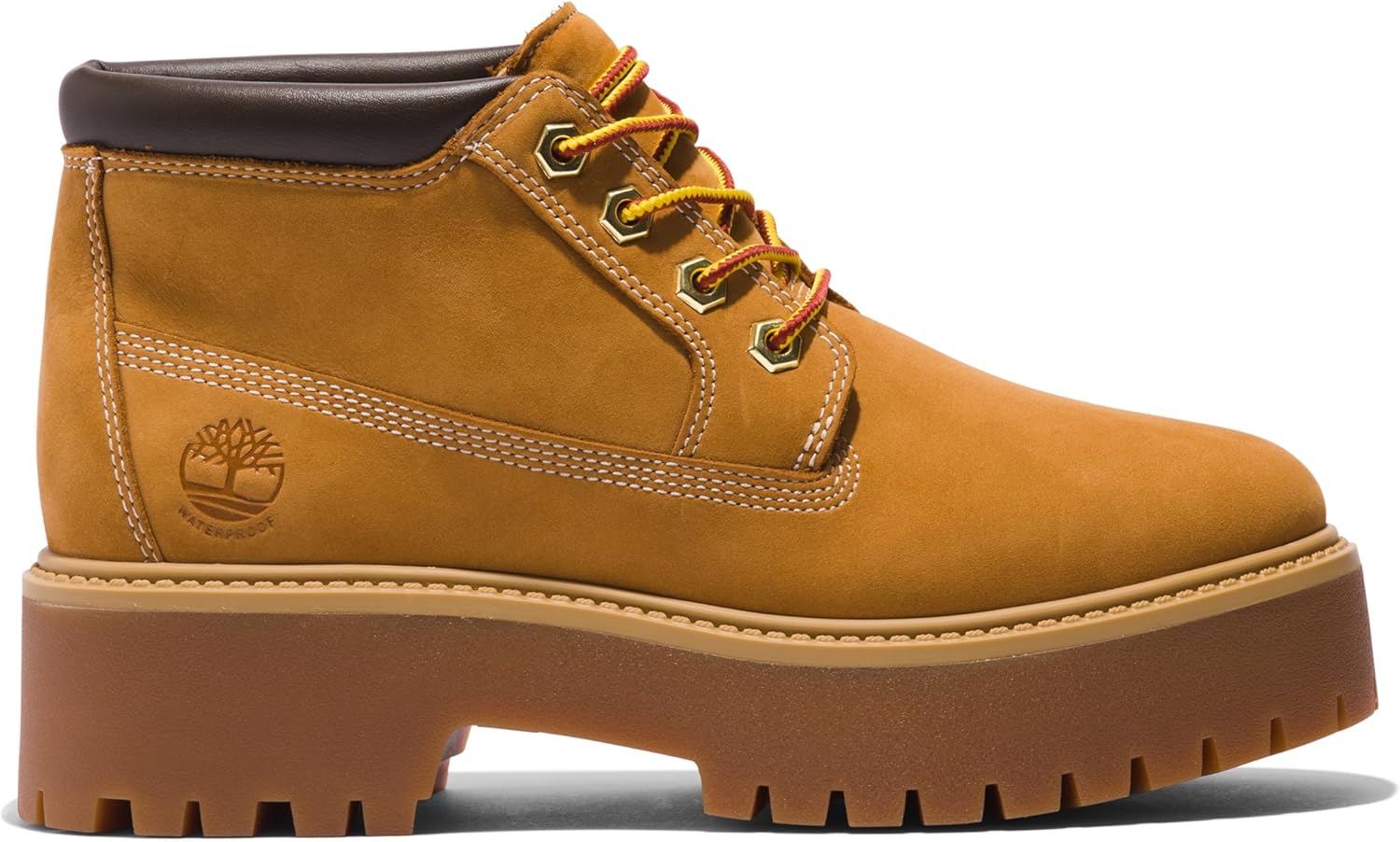 Timberland Women's Stone Street Waterproof Platform Chukka Boot