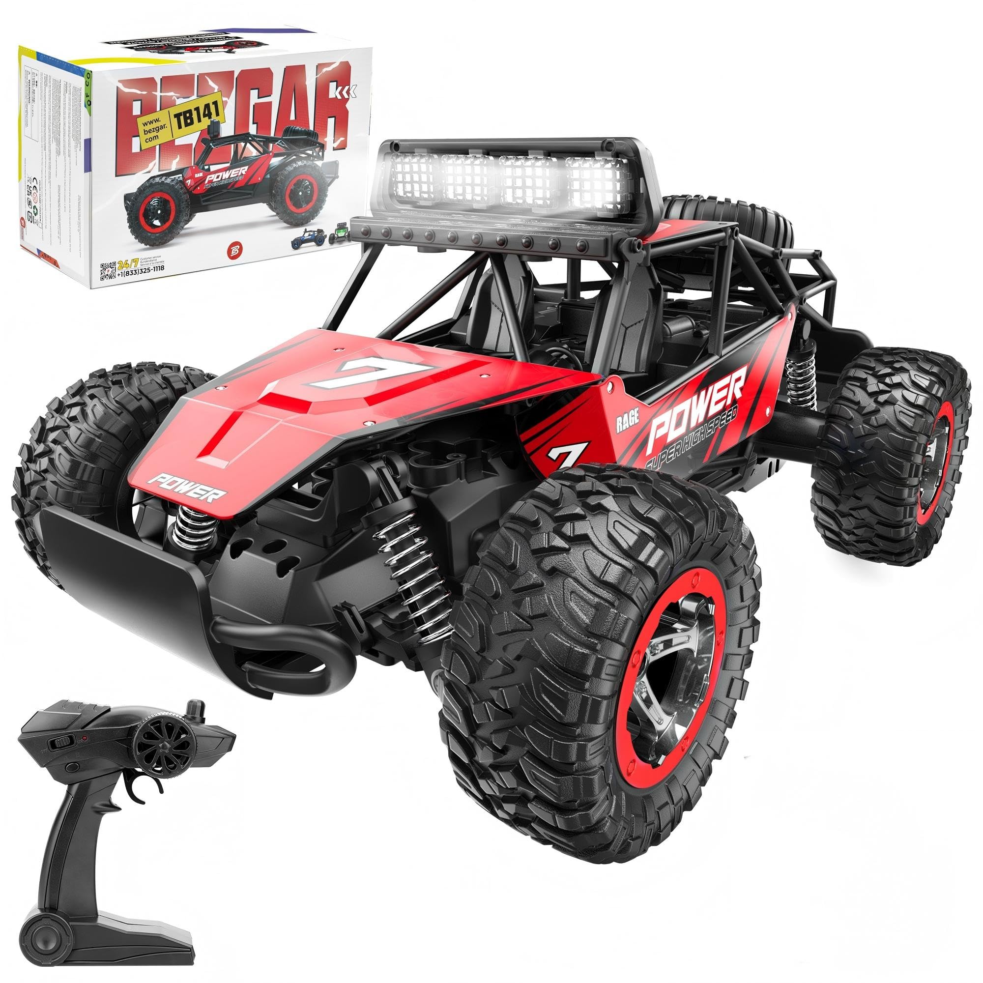 超特価ヨコモRCカー ブラック/レッド バッテリーガード付き Amazon.com: BEZGAR TB141 RC Cars -1:14 Rc Cars for Boys Age 4-7